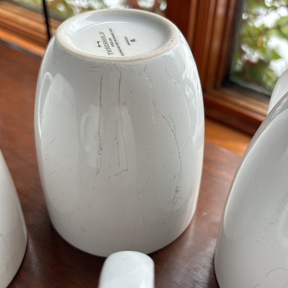 5 white Threshold Mugs - Picture 12 of 12